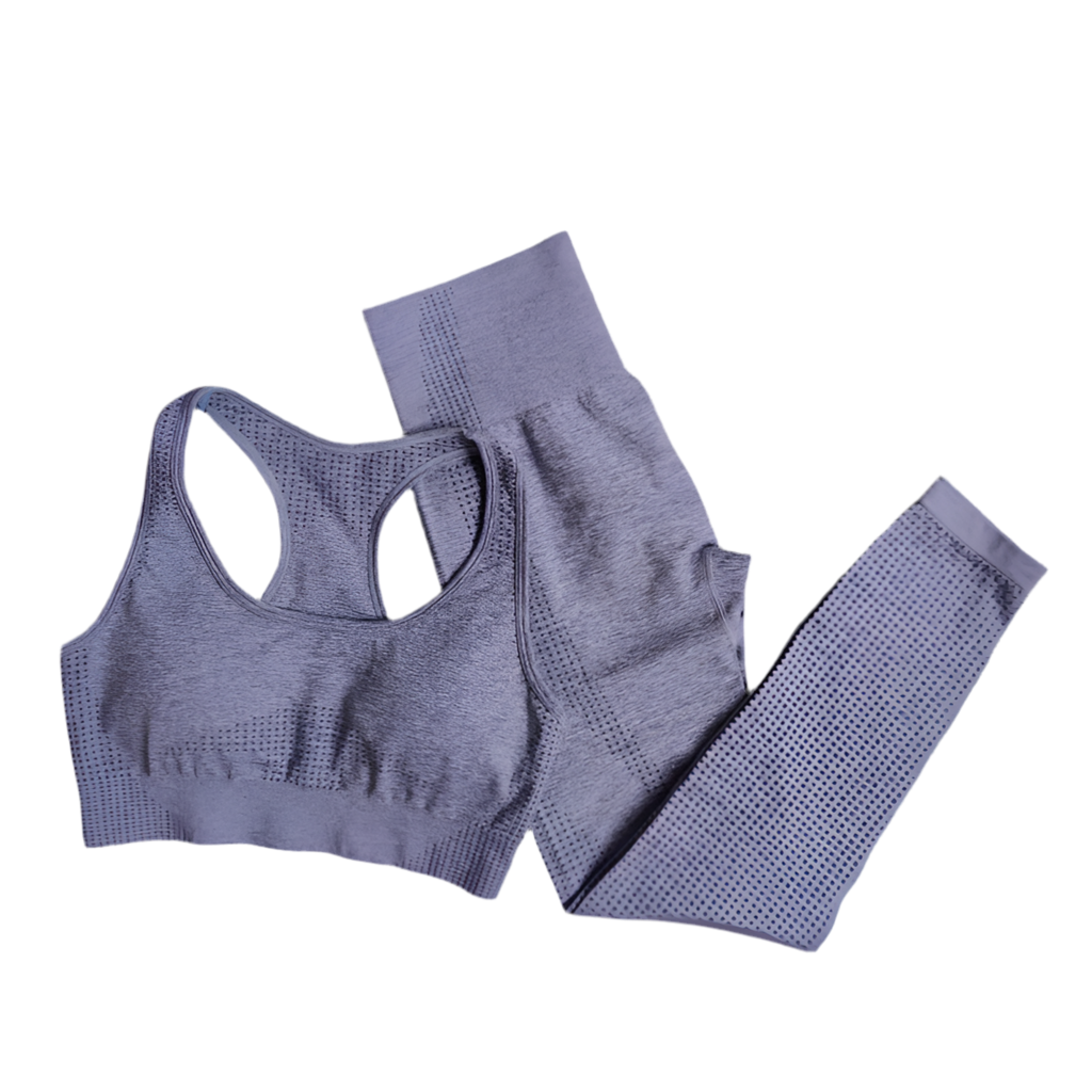 Seamless Women's Yoga Set - 2 pcs