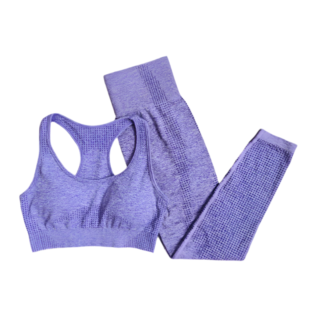 Seamless Women's Yoga Set - 2 pcs